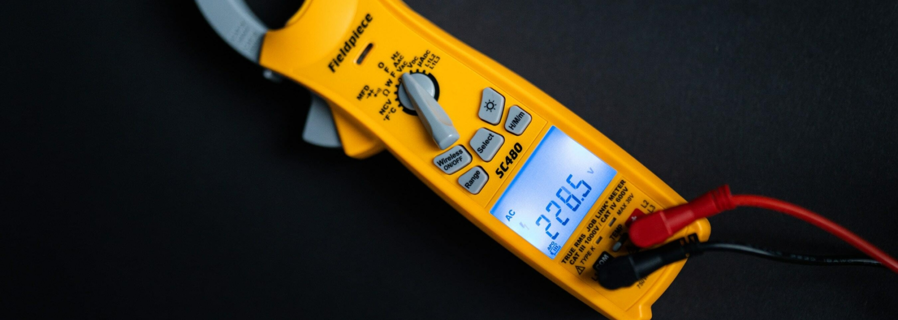 Medidores elétricos para HVACR